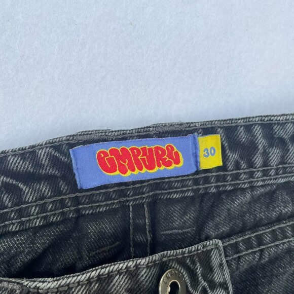 Vintage FLAWED Empyre Black Baggy Oversized Skater Jeans Size 30 y2k 90s - Picture 4 of 8